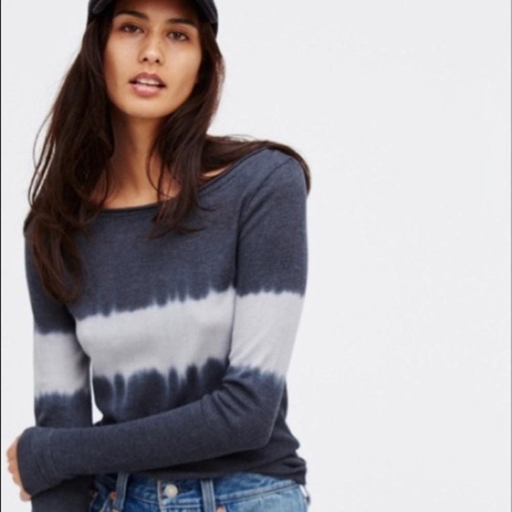Free People Ocean Dip Long Sleeve Thermal Sz M